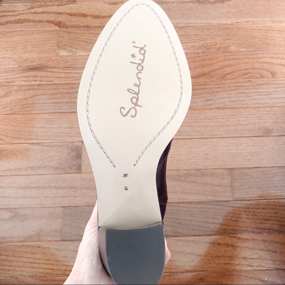 SPLENDID Roselyn Stacked Heel Sock Boot. - Picture 7 of 7